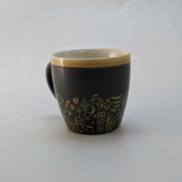 Collectible Starbucks New Bone China Mug, Brown and Gold - Picture 4 of 8